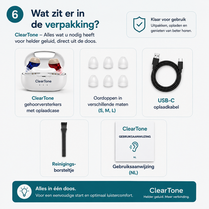 ClearTone™ – Helder geluid, waar u ook bent