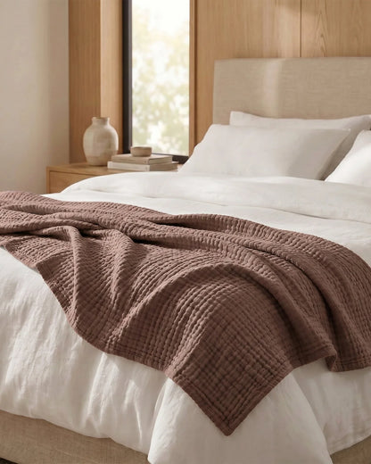 Nordena Premium Mousselinedeken – 100% Natuurlijk Katoen | 1+1 Gratis