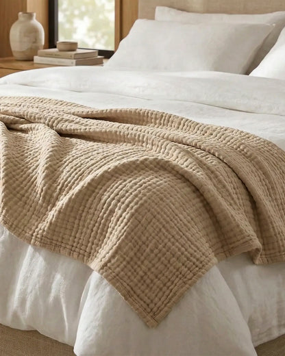 Nordena Premium Mousselinedeken – 100% Natuurlijk Katoen | 1+1 Gratis