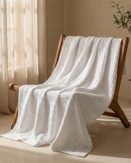 Nordena Premium Mousselinedeken – 100% Natuurlijk Katoen | 1+1 Gratis