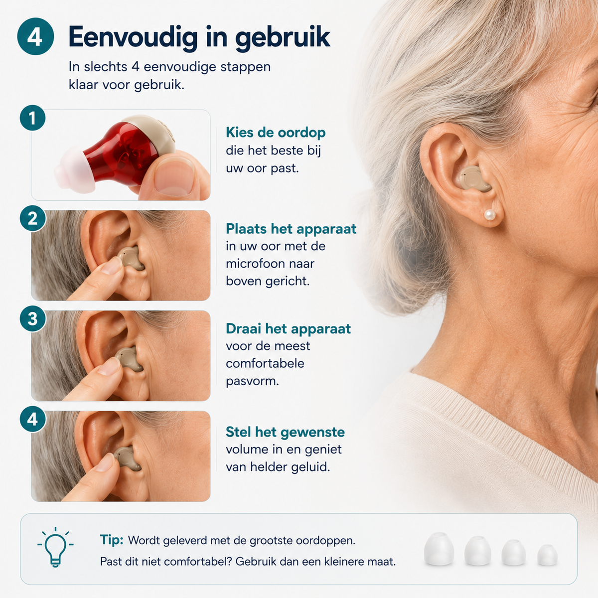 ClearTone™ – Helder geluid, waar u ook bent