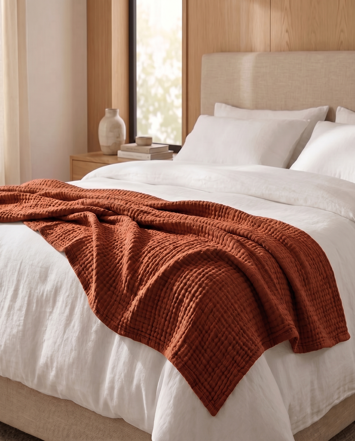 Nordena Premium Mousselinedeken – 100% Natuurlijk Katoen | 1+1 Gratis