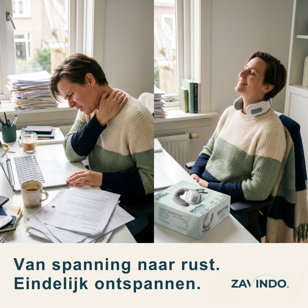 NEKTIVA | Diepe Ontspanning met Warmte voor Nek & Schouders